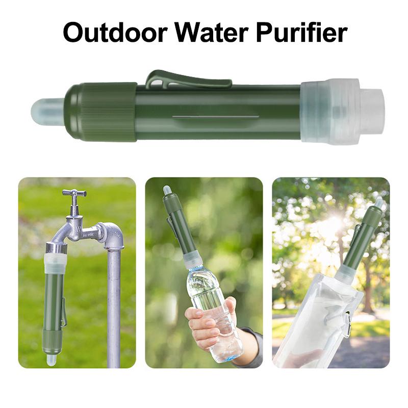 Outdoor Mini Water Filter Straw Camping Water Purifier Portable Distance Water Purifier Water Filter Straw Emergency Supplies