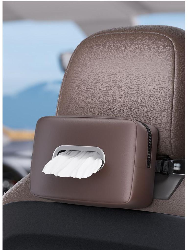Špičkový držák loketní opěrky do auta - Závěsný úložný prostor na ubrousky a papíry