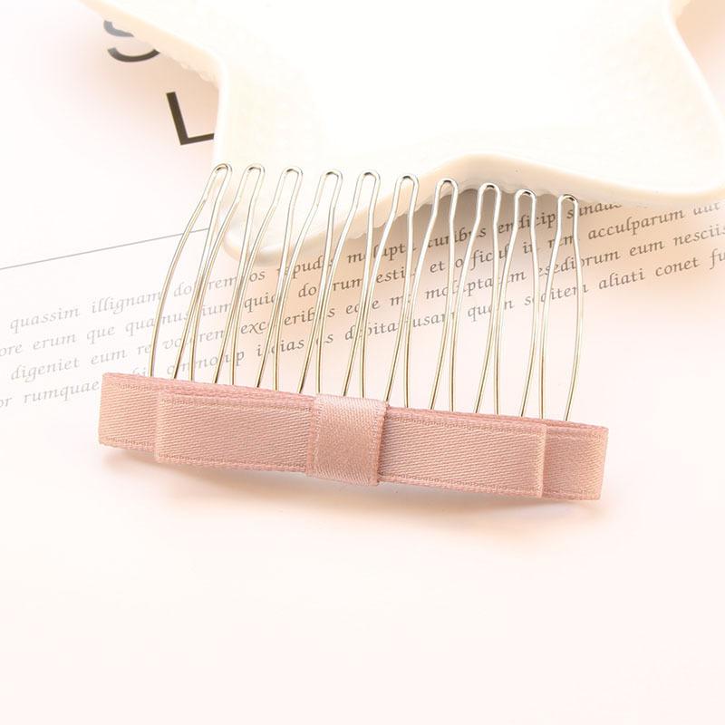 2pcs Bow Hair Comb Hair Clip Headdress Hair Clip