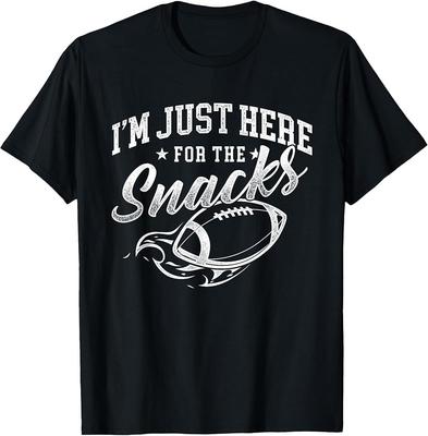 I'm Just Here For The Snacks - American Football Party T-Shirt Unisex T-Shirt