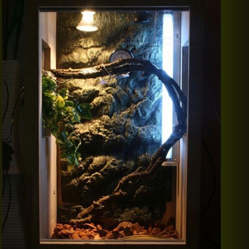 Geckos Climbing Vine PU Small Pet Easy to Bend Branch Geckos Climbing Vine Fish Tank Landscape Branch for Lizards