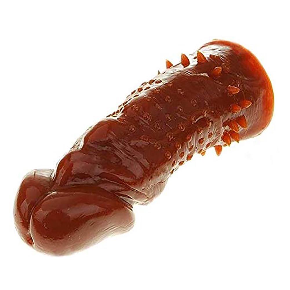 Time Spike Silicone Penis Reusable Delay Extension Sleeve