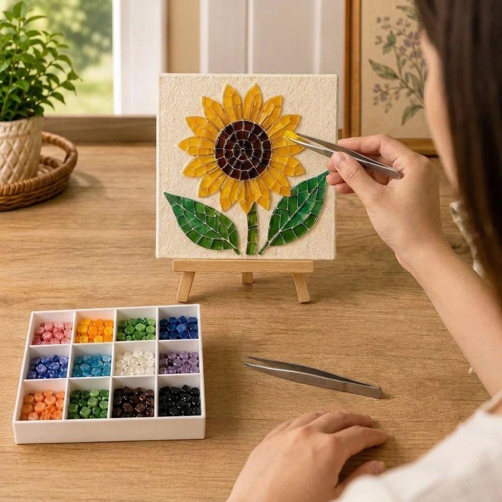 Ocean Inspired Ocean DIY Sea Glass Art Kit Home DIY Crafting Kit Adult Beginner