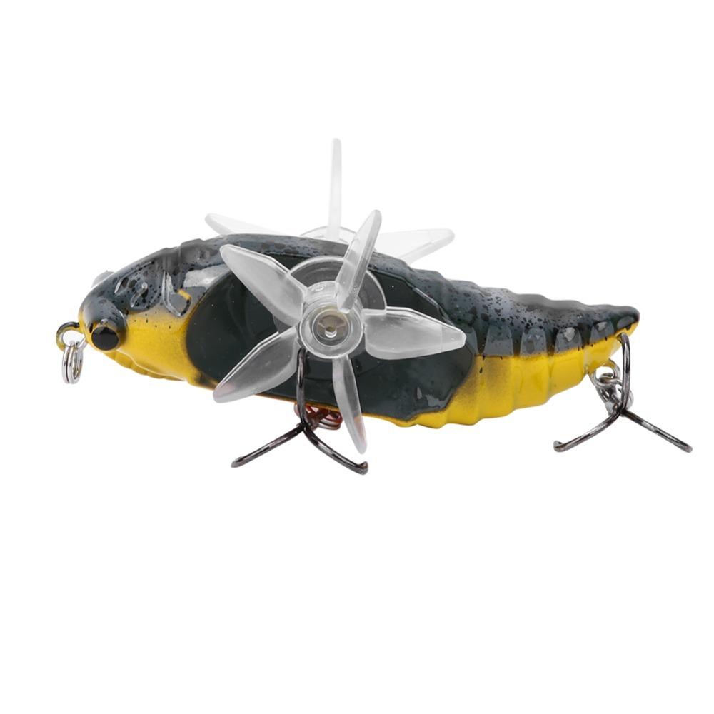 7.5cm Bionic Cicada Lures ABS Artificial Fishing Lures Durable Fishing Baits For Freshwater