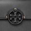 Tory Burch Miller Monochrome Logo Adjustable Shoulder Strap Leather Crossbody Bag Small Women Bags Black 91187-001