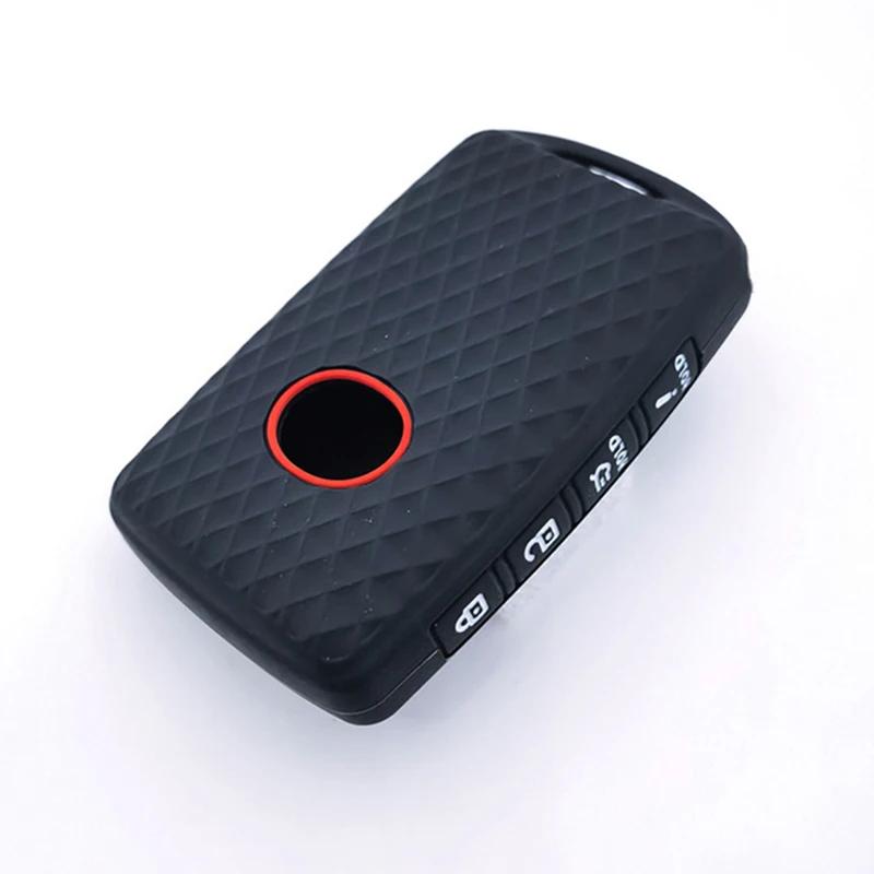 Silicone Car Remote Key Case Cap Cover Shell Keychian Fob Holder For Mazda 3 6 Cx30 Mx30 Cx9 X9 Cx5 X5 Cx8 Mx5 Ss30 Accessories