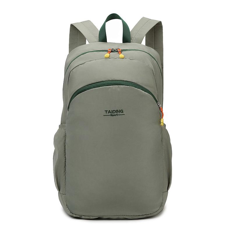 

Outdoor Foldable Backpack Sports Travel Lightweight And Portable Mountaineering Bag One Size зелений
