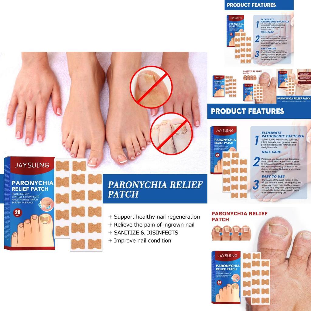 Jaysuing Thickening Nail Correction Patches For Ingrown Nails And Nail Health Care