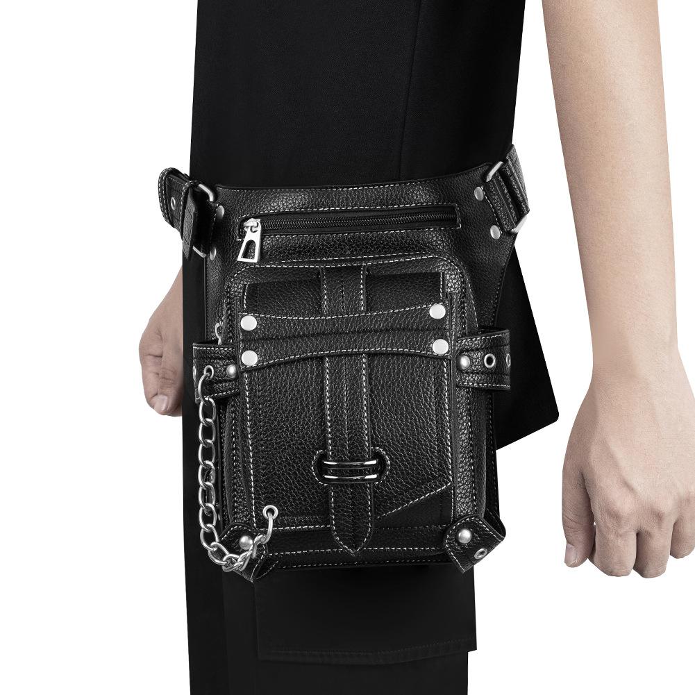 NEW Men's Purse Motorcycle Outdoor Riding Motorcycle Leggings Bag Waist Bag Women Fanny Pack Belt Bag Chest Bag Banane Sac