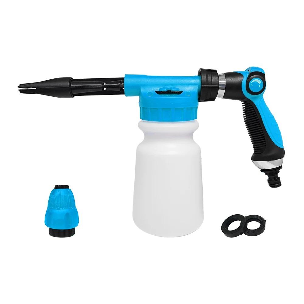 Car Wash Foam Gun Low Pressure Garden Hose Sprayer Adjustable Nozzle