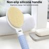 Retractable Shower Brush Double-Sided Exfoliation Telescopic Long Handle Bathroom Back Brush Skin Exfoliation