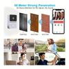 Smart WiFi Doorbell, Built-in Battery - Wireless Security Camera, Easy Home Monitoring, Home Security, Stylish Black Design, Advanced Audio Technology