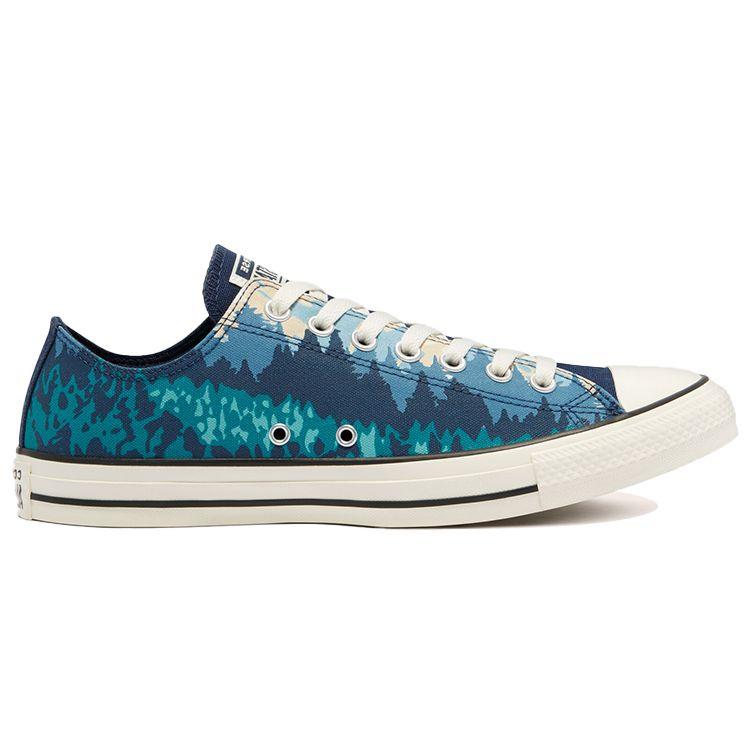 Converse Chuck Taylor All Star The Great Outdoors Casual Comfortable Low Top Canvas Shoes Unisex Sneakers Blue Green 170846C