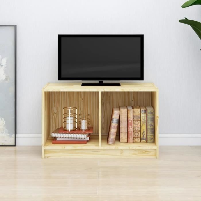 VidaXL Meuble TV 70x33x42 cm Bois de pin massif