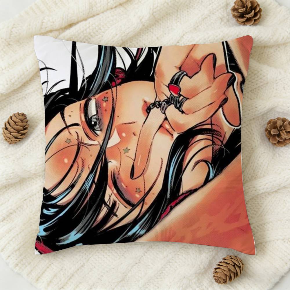 Mitsuki Koga Aya Tgswiiwagaa Doublesided Printed Square Decorative Cushion Cover for Sofa Living Room Home Decor