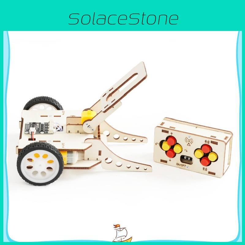 Remote Assembled Wooden Controlled Vehicle With Crocodile Mouth Design Toy Set