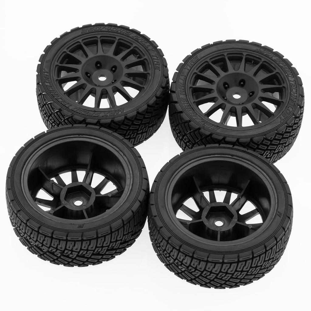GoolRC 4Pcs Remote Control Racing Car 684527mm On-Road Tires Replacement for Tamiya TT01 TT02 XV01 TA06 PTG-2 HPI HSP Chevrolet C3 110 Remote Control