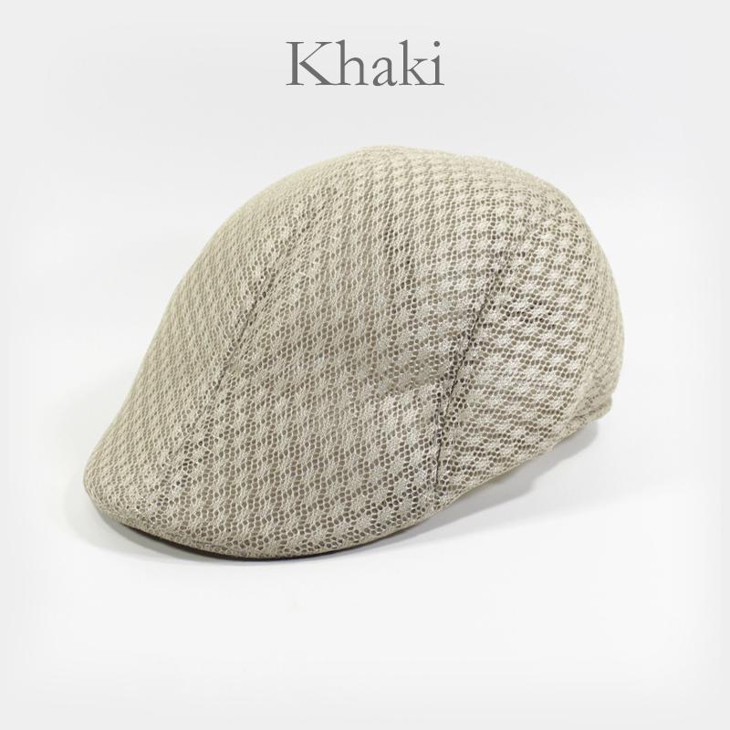 Breathable Summer Sun Hat Solid Color Hollow Duck Tongue Hat Mesh Beret Peaked Cap