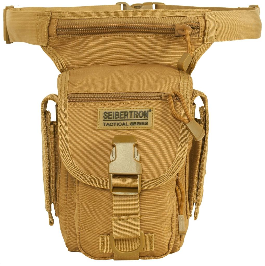 Seibertron Beintasche, Taktisch, Militärisch, Sport, Outdoor, Wasserdichte Arbeitstasche, Khaki