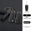 Car Zinc Alloy Leather Key Cases Holder Cover for Ford Focus 3 4 ST Mondeo MK3 MK4 Fiesta Fusion Kuga C-Max S-Max Accessories