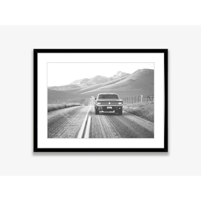 Black and White Ford Mustang Classic Luxury Car Poster Canvas Painting Print Wall Art Picture for Living Room Shopstore Decor