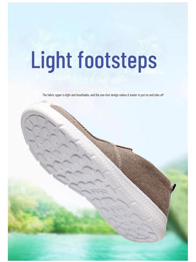 Extra Large Men's Canvas Shoes: Casual Slip-On, Sizes 45-48