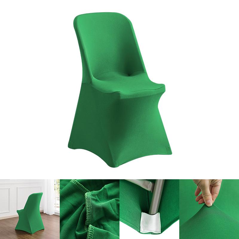 Nordische dehnbare rutschfeste einfarbige Stuhlhusse für Büro, Besprechung, Hochzeit, Bankett und Esszimmer.