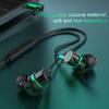 Wired Earphone Stereo Sound Sports Headset with Microphone 3.5mm/Type-C Plug In-ear Headphone for Game Music Calls