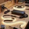 Power Supply Led Cob 4A Pulse Euro Plug Desktop Powerful