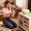 Rotating Magnetic Sewing Kit 360-Degree Rotatable Magnetic Sewing Box Multi-Layered Kit for Home Organizer Portable Sewing