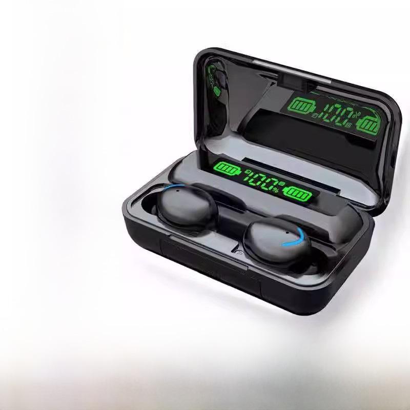 Auriculares Inalámbricos Bluetooth F9 con Reducción de Ruido: Diseño dual in-ear para deportes, música, juegos y rendimiento de baja latencia