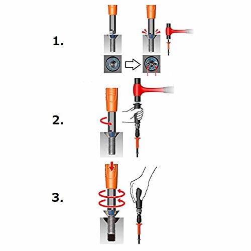 ANEX AK-22NS Slim Replacement Bit for Screw Removal, M2-4