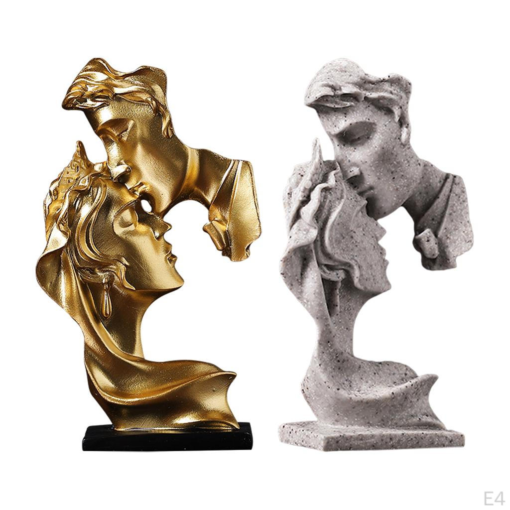 Day Present Statue Couples Sculpture Elegant Durable Desktop Models Art Meaningful Appearance