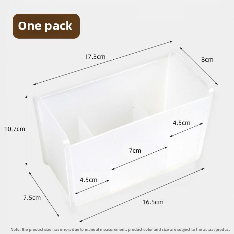 

Подвесные настольные коробки для хранения палочек для еды и ложек без перфоратора прозрачный