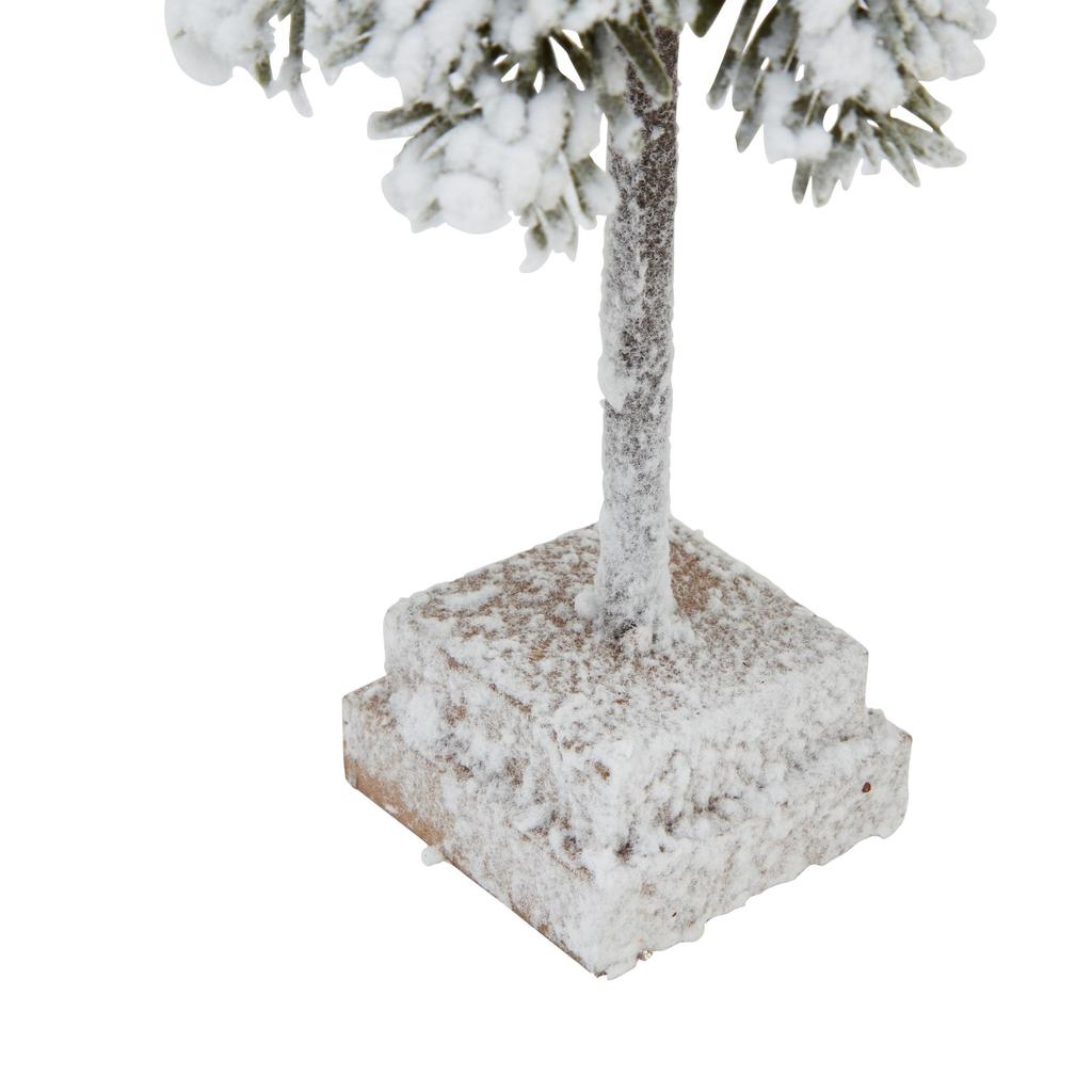 Hill Interiors Snowy Cedar Tree Christmas Decoration