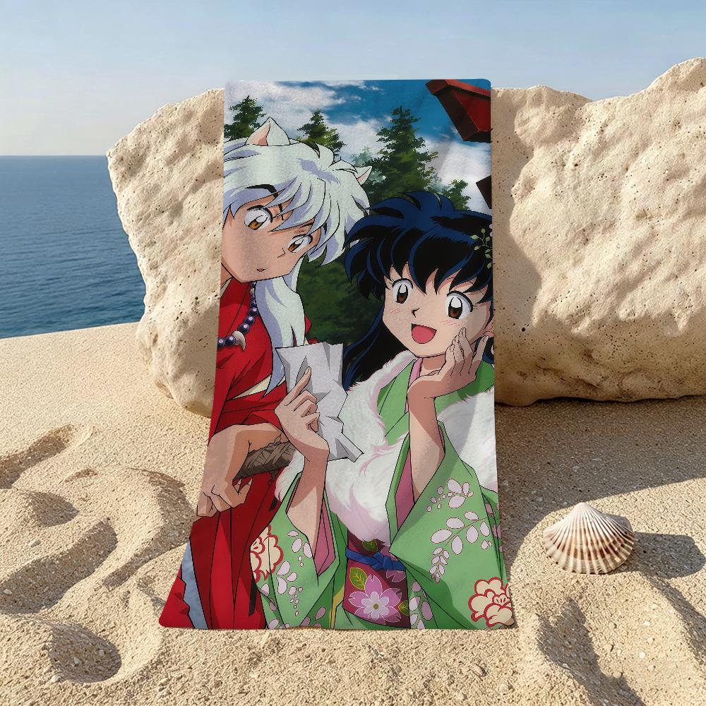 Classic Anime I-Inuyasha Towel For Beaches Yoga Studios Gyms Hot Springs Swimming Pools And Picnics