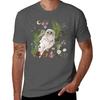 Mystical Snowy Owl T-Shirt Holiday Simple Tee Shirt
