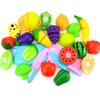 Simulated Fruit and Vegetable Cutting Play Toys Children Pretend Play Parent-child Interaction Toy for Birthday Gift TMZ