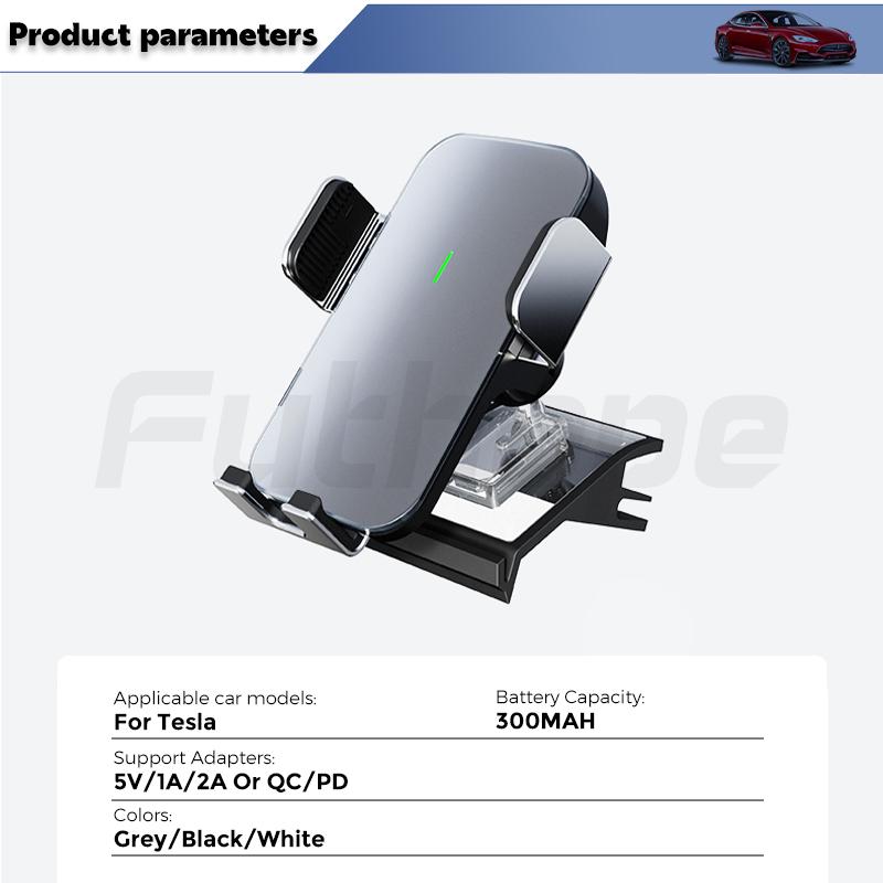 Car Mobile Phone Holder For Tesla Model 3 Model Y 2018-2023 Air Outlet Mount Universal GPS Stand Solar Bracket Car Acessories