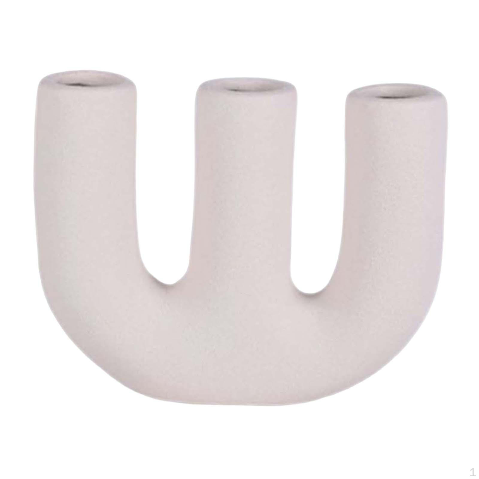 

Creative Art Vase Container Modern Sculpture for Desktop Kitchen Interior Dining светло-серый