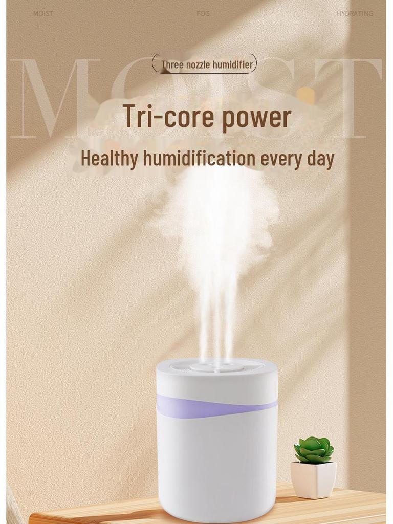 Dual-Function Humidifier and Night Light with Remote Control – Silent, Large-Capacity Aromatherapy Device for Bedroom