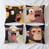 Cushion Soft Pixel Case Sofa Living Room Art Home Comfortable Surprise Office Decor Protective Illustration Pillow Covers