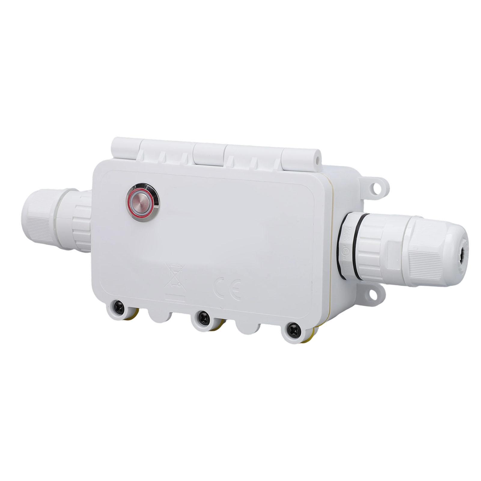 

Outdoor WiFi Junction Box 16A IP67 Water Proof Box APP Control Smart Timer for Pool Pathway Light Holiday Decoration