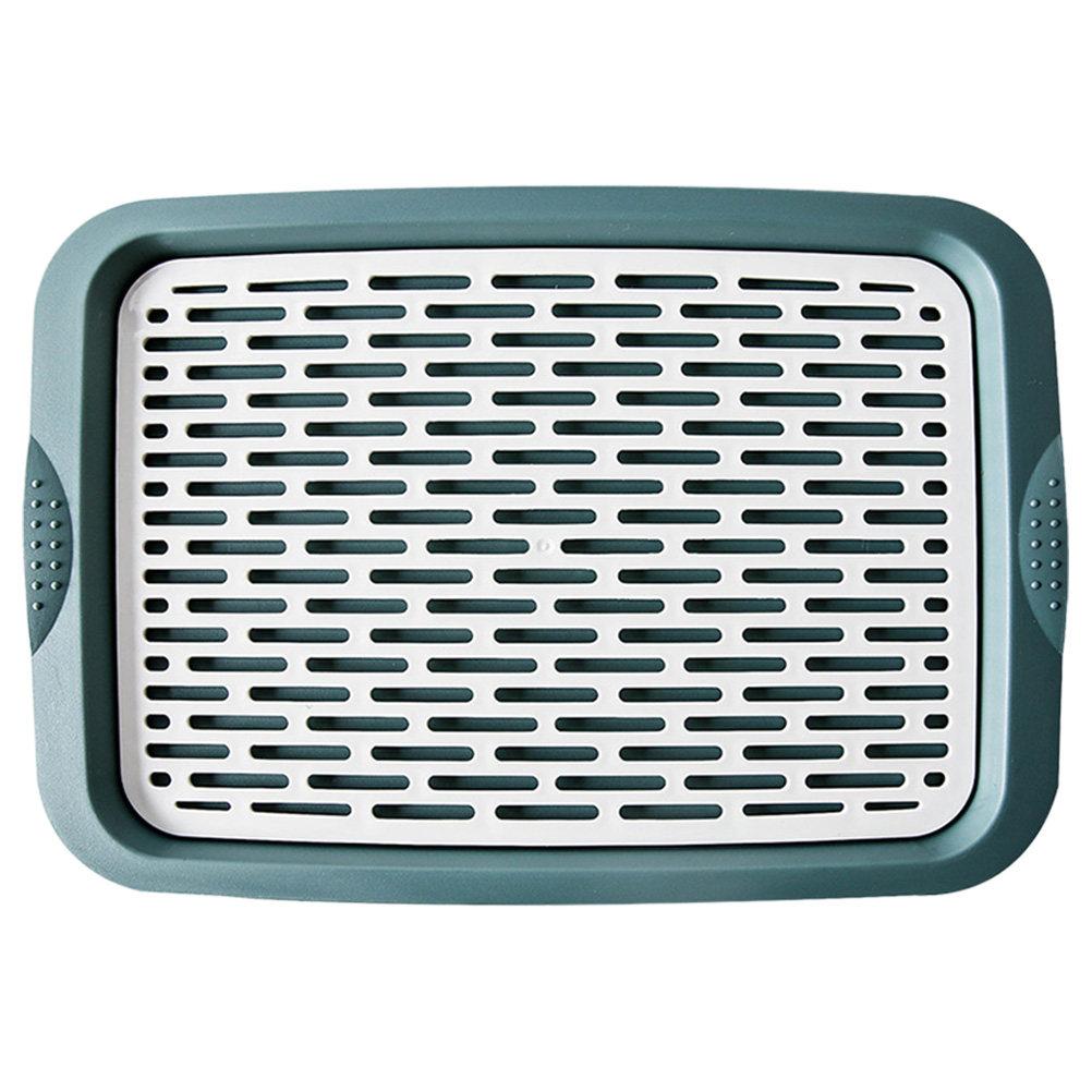1Pcs Draining Board Double Layer Plastic Draining Tray Storage Rack Kitchen Drain Basket Fruit Vegetable Plate Household