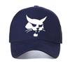 Bobcat Head Anime Cartoon Baseball Cap Men Women Mesh Trucker Caps Casual Adjustable Sun Sports Hat