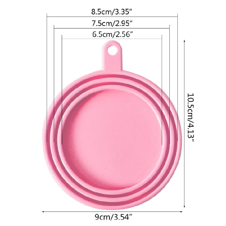 Silicone Food Can Cover Fresh-keeping Lid Dog for Cat Food Storage Canned Sealed