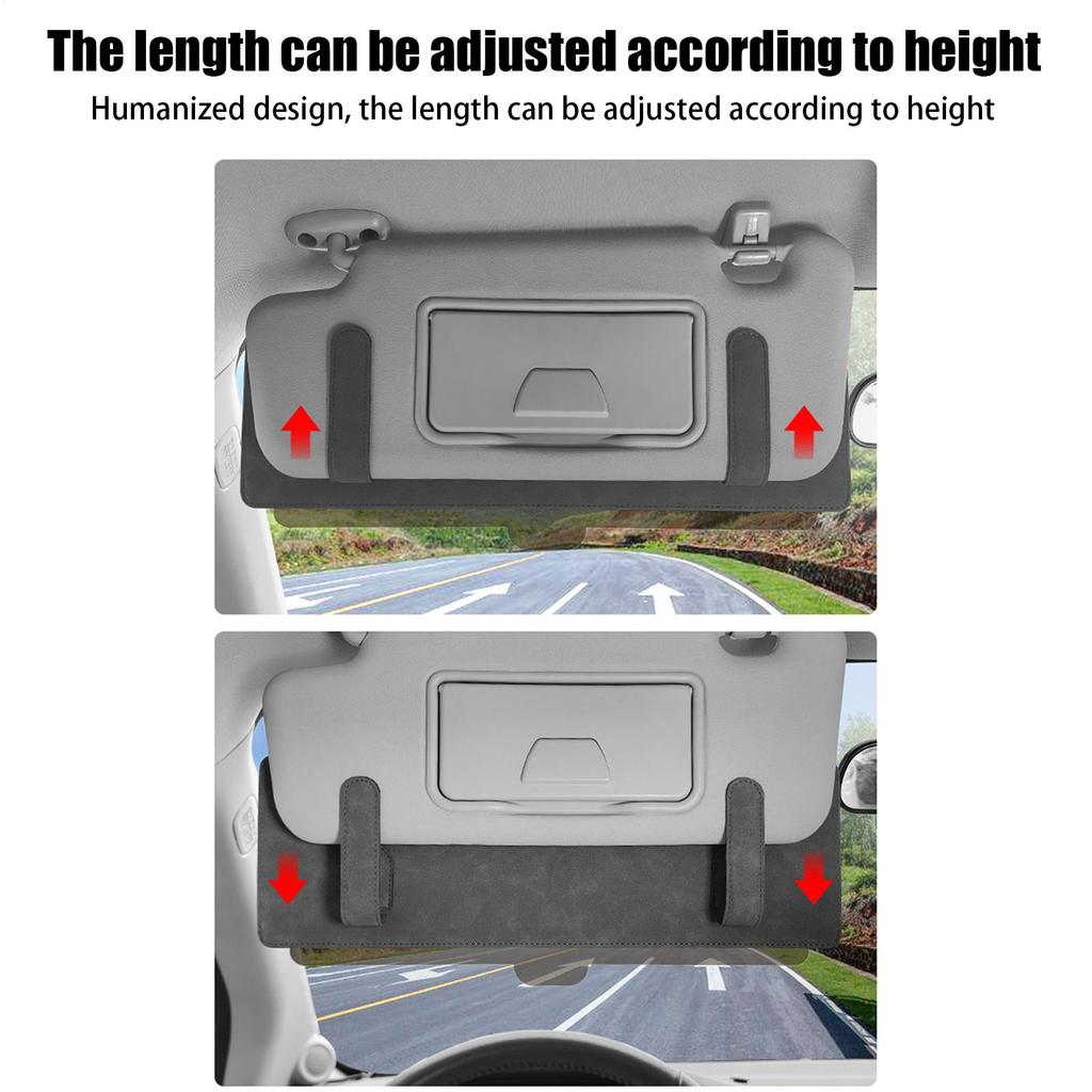 Sun Visor Extender Sunshade Extension Attachment High Temperature Resistant Anti-Glare Sun Visor for Car SUV Truck Driving Night