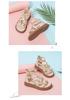 Summer 2026 Girls' Stylish Princess Sandals: Soft Sole Roman Style Baby Shoes