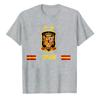 2026 Spain National Color Abstract Graphic Tshirt Unisex Loose Fit Country Themed Art Print Urban Street Style Casual Tees