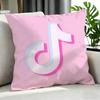 Social Tiktok Cushion Cover Cushion Cover Set 4Pcs 50X50 45X45 40X40 Pillowcase Decorative Sofa Home Decor